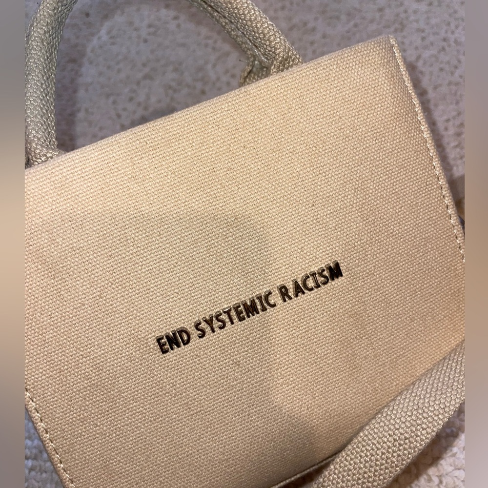 Beandon Blackwood End Systemic Racism bag